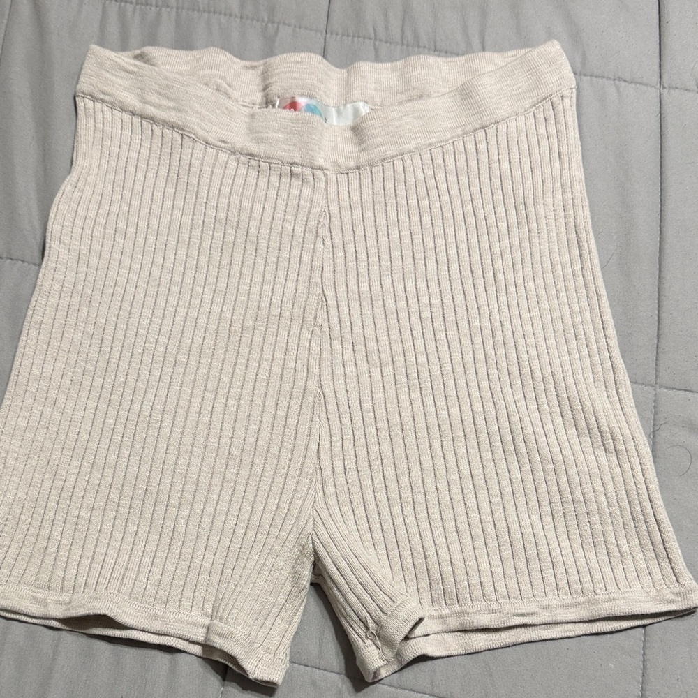 Free People ribbed shorts